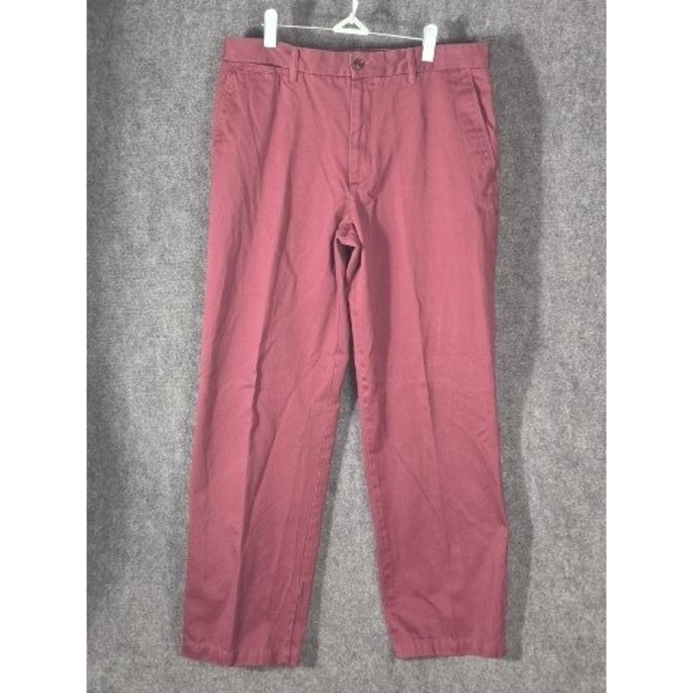 Dockers Mens Texas A&M Aggies Maroon Chino Pants Straight Leg 34x32 Collegiate